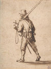 A Walking Musketeer, seen from behind