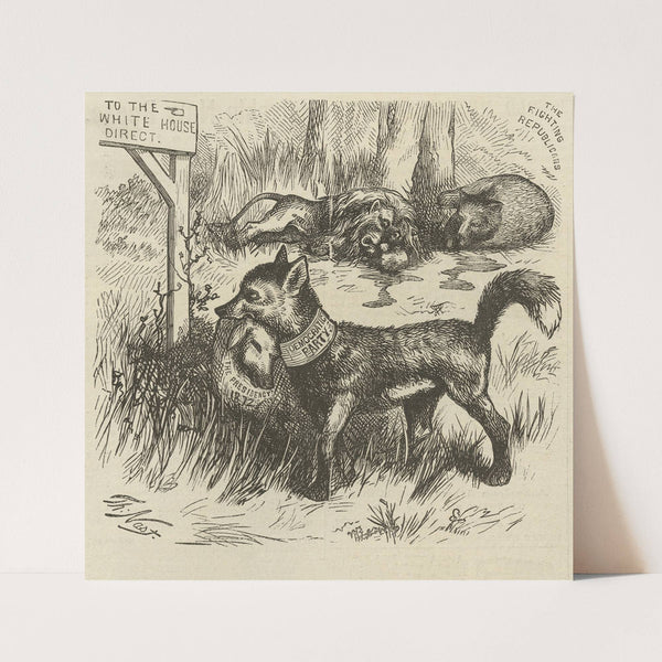 A warning to Republicans (1871) by Thomas Nast