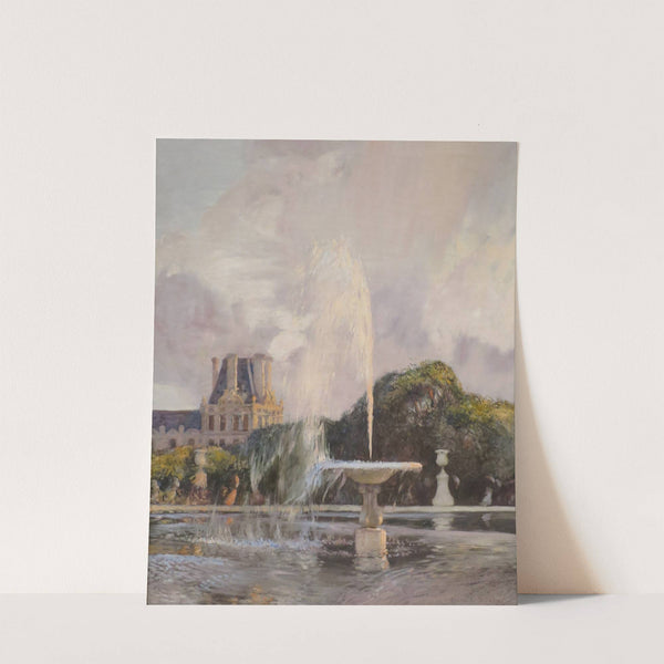 A Water Fountain in the Tuileries (c. 1890-1913) by Gaston La Touche