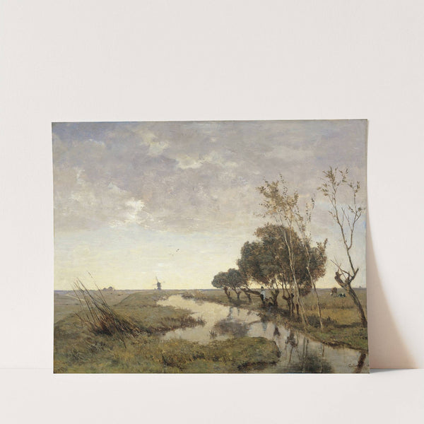 A Watercourse near Abcoude by Paul Joseph Constantin Gabriël