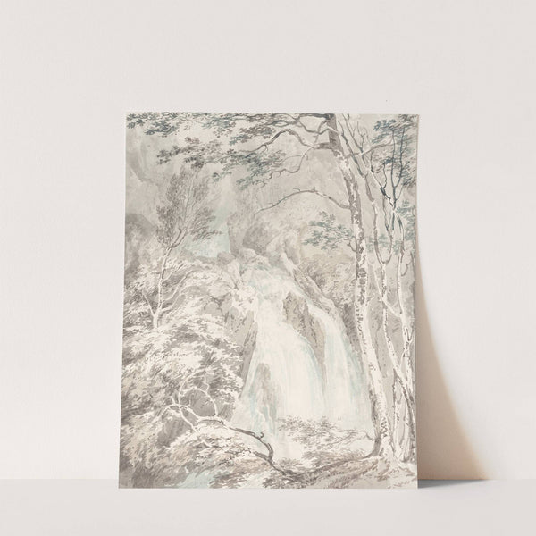 A Waterfall by Joseph Mallord William Turner