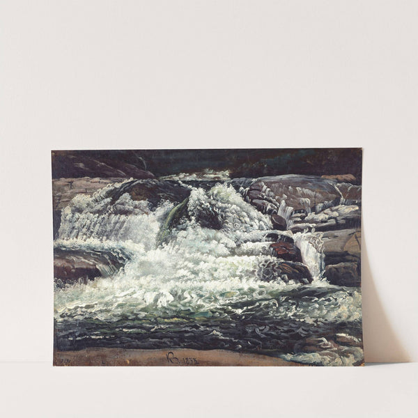 A Waterfall (1833) by Knud Baade