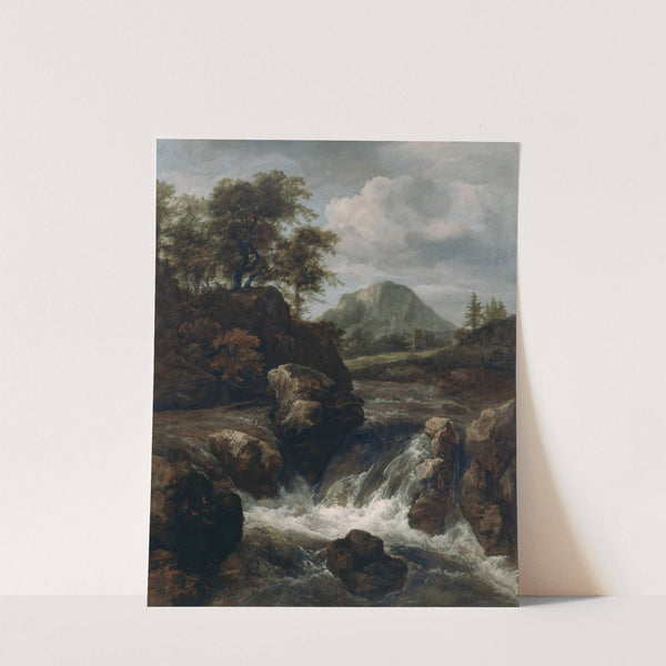 A Waterfall by Jacob van Ruisdael