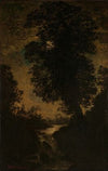A Waterfall, Moonlight