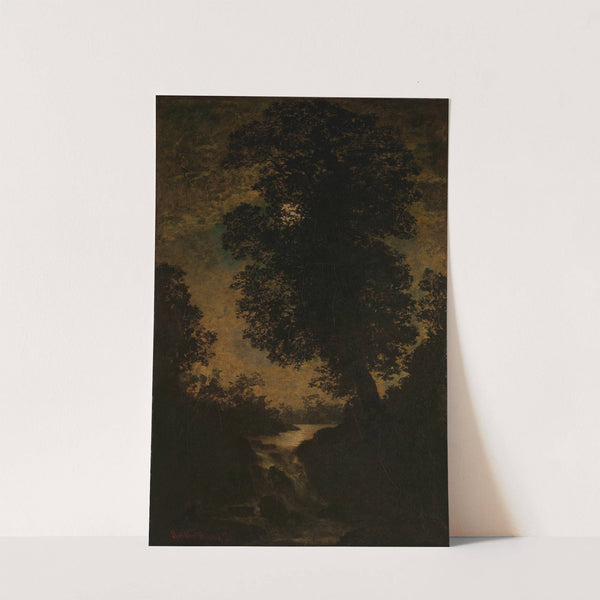 A Waterfall, Moonlight by Ralph Albert Blakelock