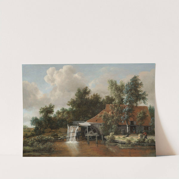 A Watermill by Meindert Hobbema