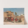 A Wedding Procession before a Palace in Rajasthan by Edwin Lord Weeks