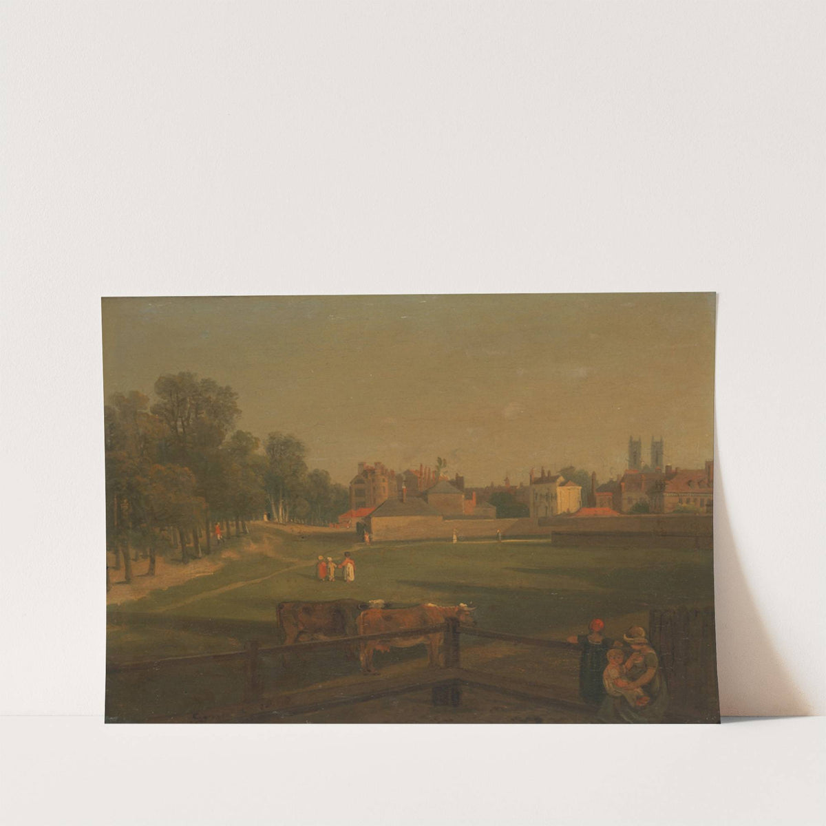 A Western View of part of Westminster and Bird Cage Walk taken from the Mill House..., by George Arnald