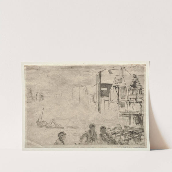 A Wharf (1859) by James Abbott McNeill Whistler