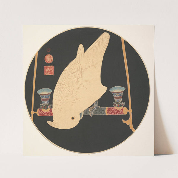 A White Macaw (ca. 1900) by Itō Jakuchū