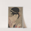 A Wife of the Lower Rank (Gebon no nyōbō), from the series A Guide to Women’s Contemporary Styles (Tōsei onna fūzoku tsū) (c. 1801-2) by Kitagawa Utamaro