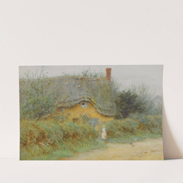 A Wiltshire Cottage by Helen Allingham