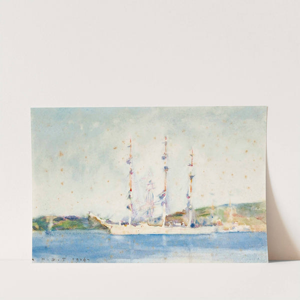 A Windjammer At Anchor (1904) by Henry Scott Tuke