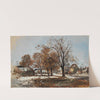 A Winter Day, Scene near St. Pölten by Theodor Von Hörmann
