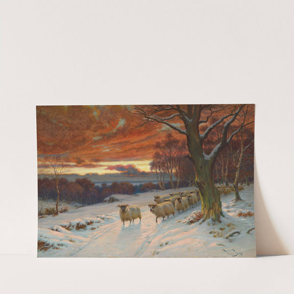 A winter evening by Wright Barker