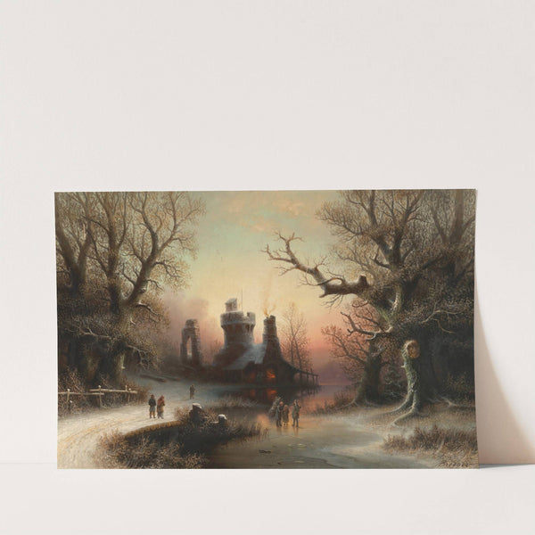 A Winter Evening by Albert Bredow