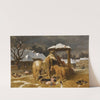 A Winter Feed by John Frederick Herring Snr.