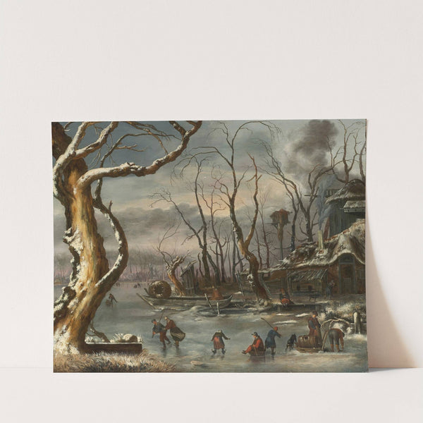A Winter Landscape by Jan Van Kessel The Elder