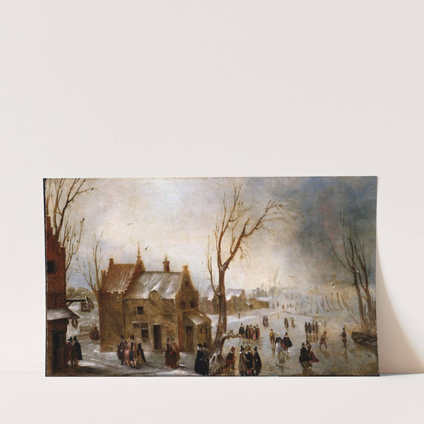 A Winter Scene on the Ice