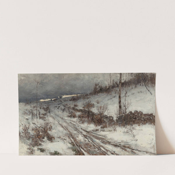 A Winter’s Day (1882) by Bruce Crane