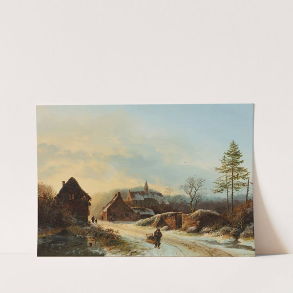 A winter’s day by Barend Cornelis Koekkoek