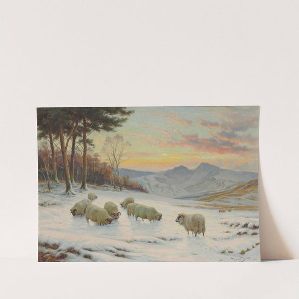 A winter's evening by Wright Barker