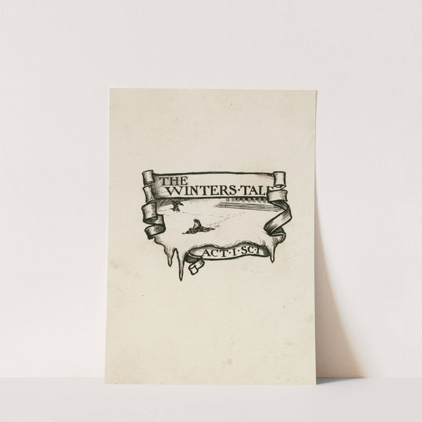 A winter’s tale; Heading (1900) by Byam Shaw