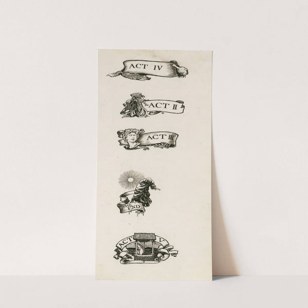 A winter’s tale; Headings (1900) by Byam Shaw