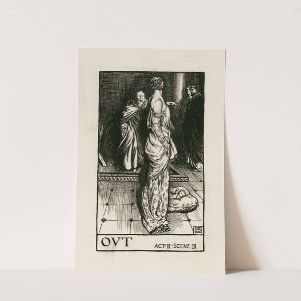 A winter’s tale; OUT Act II, Scene III (1900) by Byam Shaw