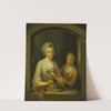A Woman and a Girl at a Window by Johann Andreas Herrlein