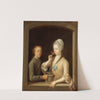 A Woman and a Young Man at a Window by Johann Andreas Herrlein