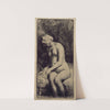 A Woman Bathing Her Feet at a Brook by Rembrandt van Rijn