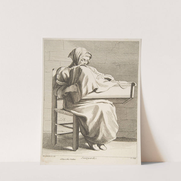 A Woman From Savoy (1737-1746) by Edmé Bouchardon