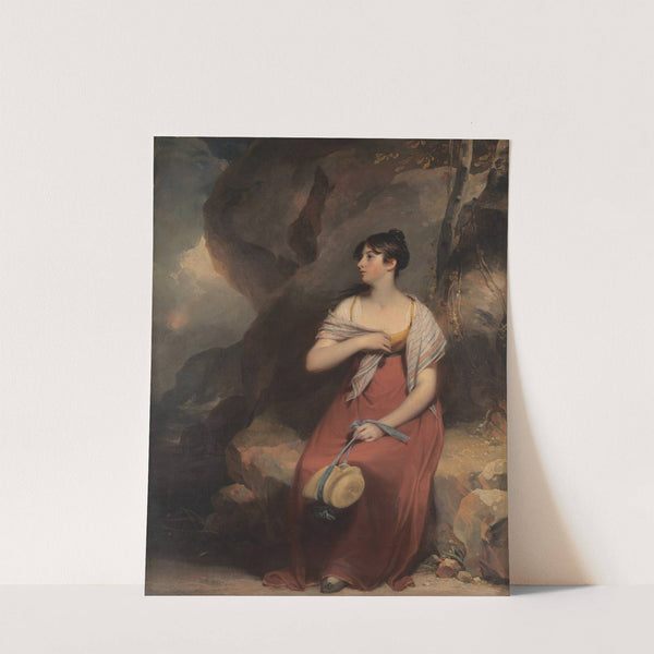 A Woman in a Landscape by Martin Archer Shee