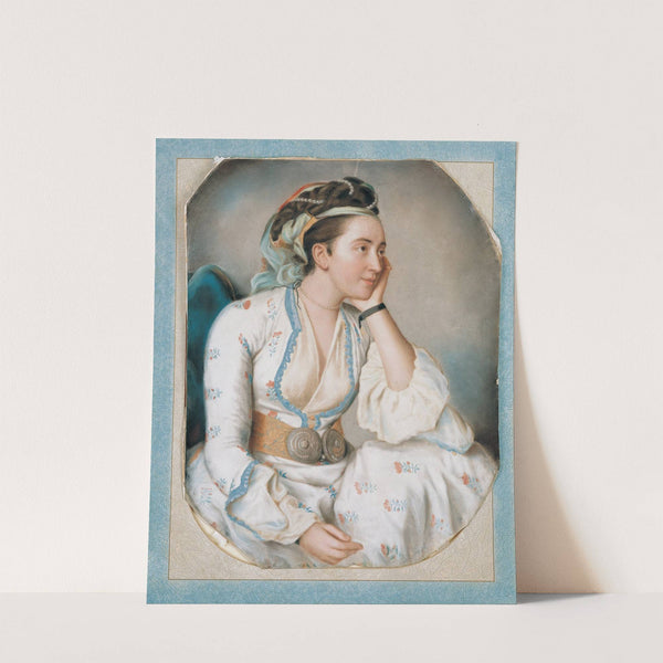 A Woman in Turkish Dress by Jean-Etienne Liotard