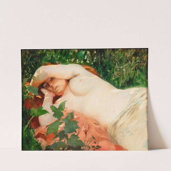 A woman lying by Georges Antoine Rochegrosse