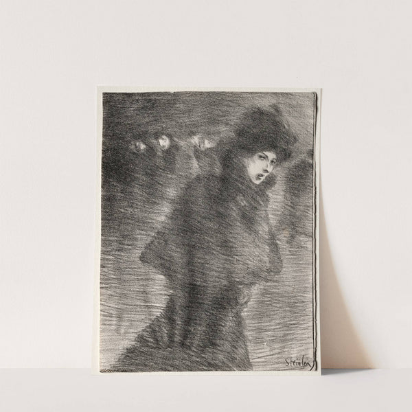 A Woman Passing (By 1897) by Théophile Alexandre Steinlen