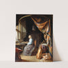 A Woman playing a Clavichord by Gerrit Dou