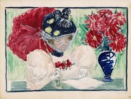 A Woman Reading a Book (1895–1897) — size preview