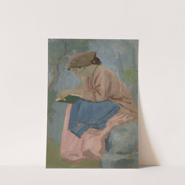 A Woman Reading - Provencal Study by Augustus John
