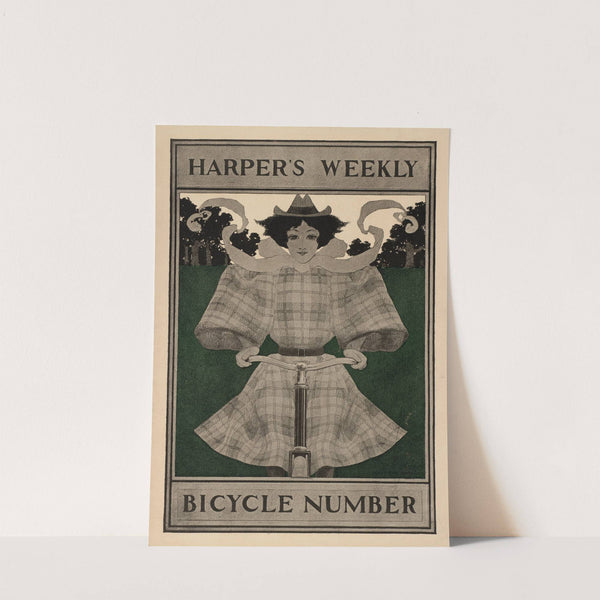 Harpers Weekly Bicycle Number (ca. 1890–1920) by Maxfield Parrish