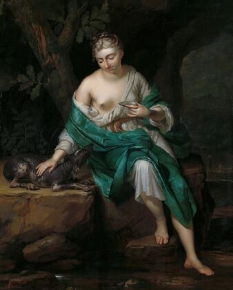 A Woman with a Dog
