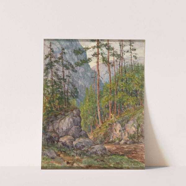 A wood in Tragöss by Fritz Lach