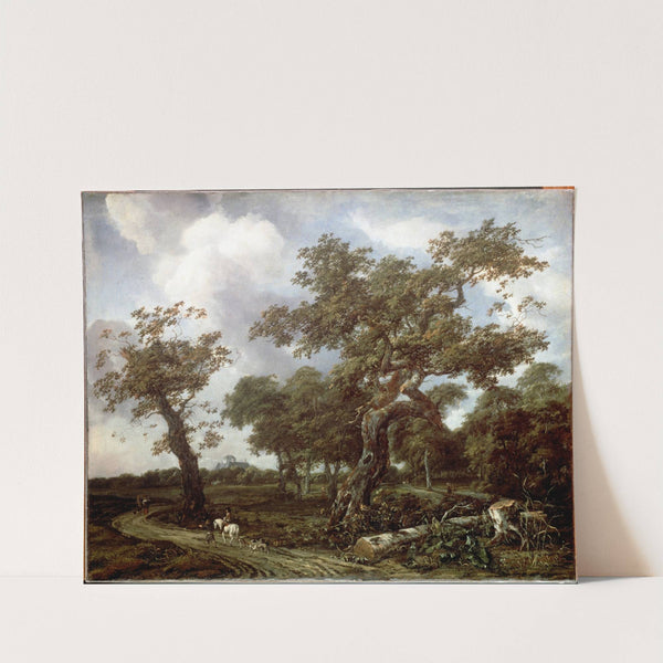 A Wood near The Hague, with a view of the Huis ten Bosch by Jan Van Kessel The Elder