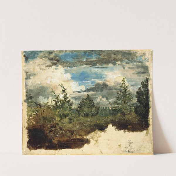 A Wooded Hillside. Study by Kilian Zoll