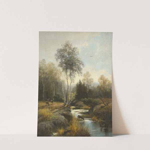 A Wooded Landscape by Emilie Mediz-Pelikan