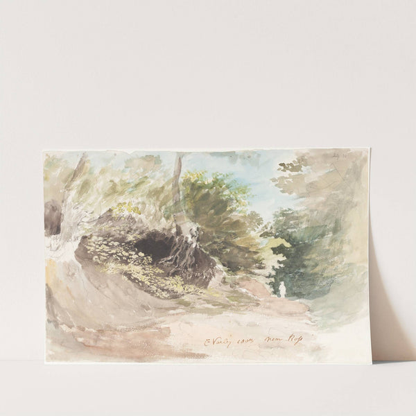 A Wooded Lane near Ross by Cornelius Varley