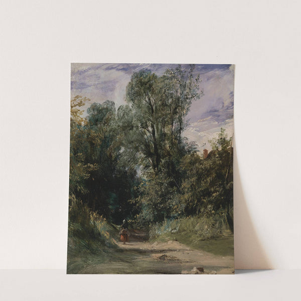 A Wooded Lane by Richard Parkes Bonington