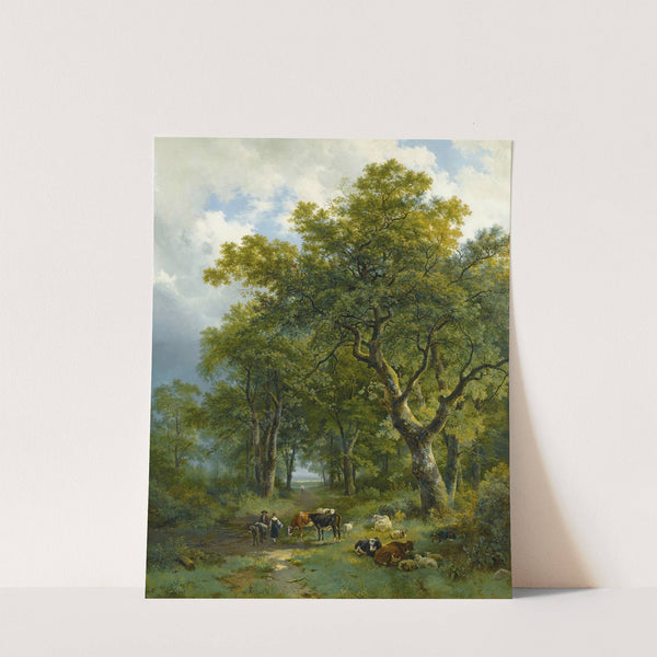 A Wooded Path (1833) by Barend Cornelis Koekkoek