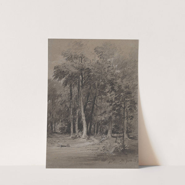 A Wooded Track by Henry Monro